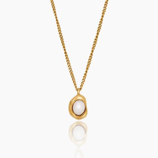 Luna Pearl Drop Necklace